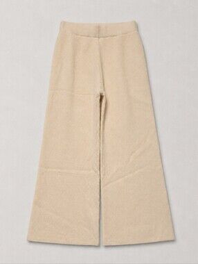 Kids Wide-Leg Corduroy Pants - Cream